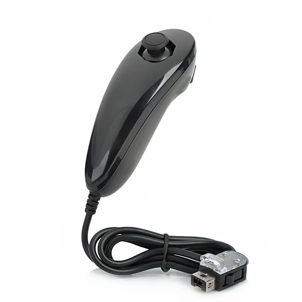 Controle Nunchuk Para Nintendo Wii E Nintendo Wii U Preto Controle Nunchuk Para Nintendo Wii E Nintendo Wii U Preto