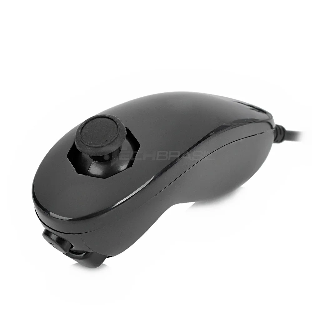 Controle Nunchuk Para Nintendo Wii E Nintendo Wii U Preto Controle Nunchuk Para Nintendo Wii E Nintendo Wii U Preto