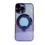 Capa Com Suporte Giratório Magsafe Compatível Com Iphone Cor:roxo;modelo:15 Promax