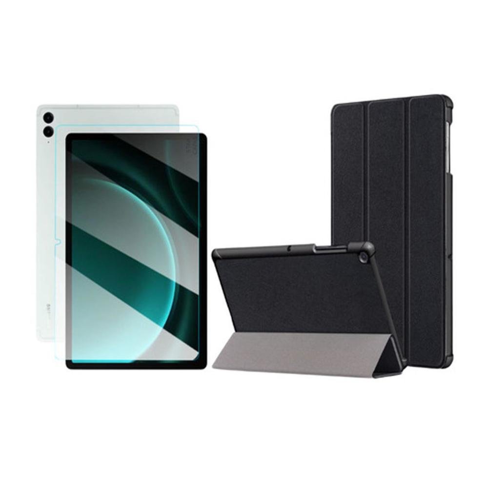 Capa Smart + Película Vidro Galaxy Tab S9 Fe+ 12.4 "