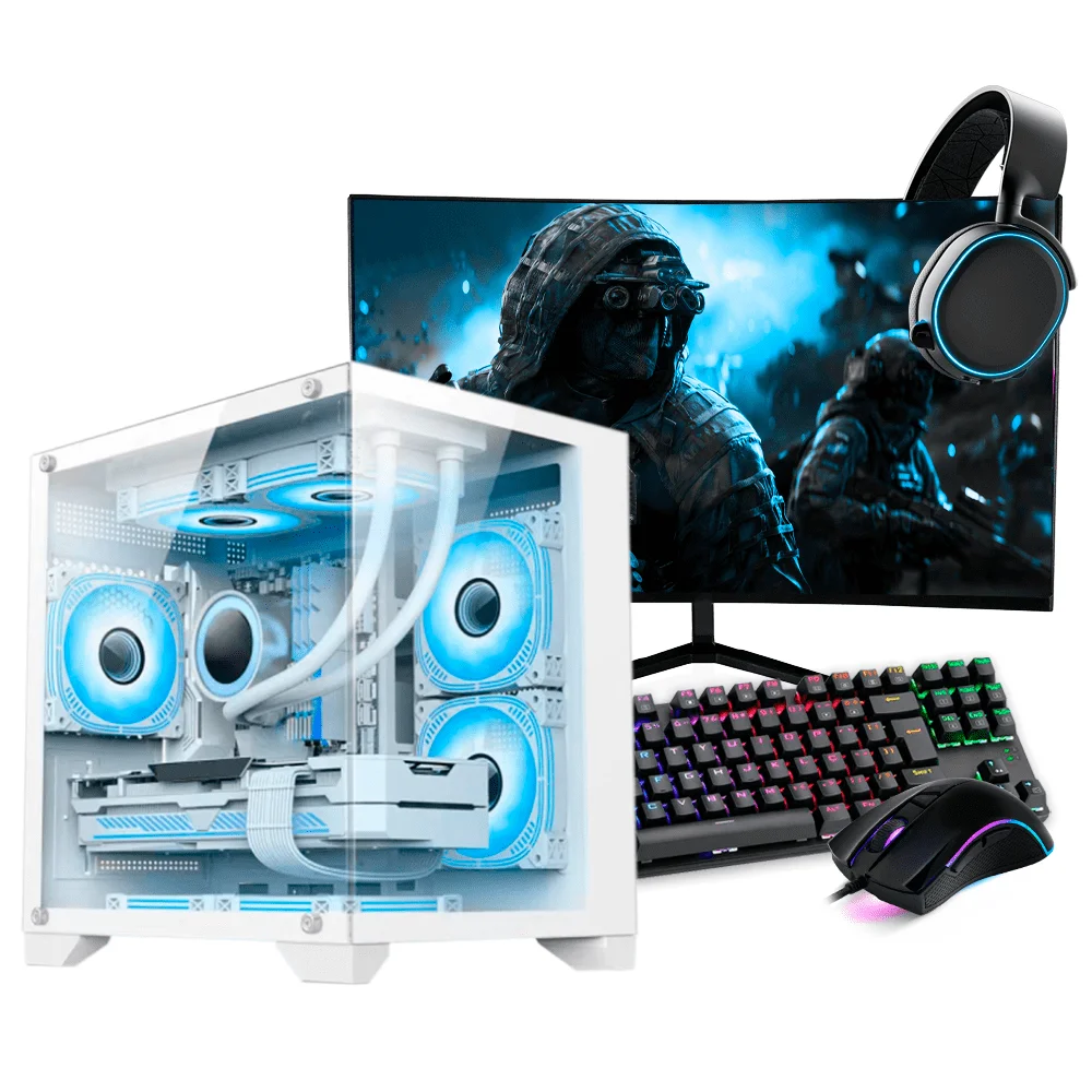 PC Gamer Completo Ryzen 5 5600gt, 16gb Ddr4, SSD 480GB, 500w 80 Plus, PCgt13-e