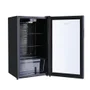 Frigobar Expositor Vertical HQ Vidro Duplo, 95 Litros, 127V, Preto - Hq-95fbpv
