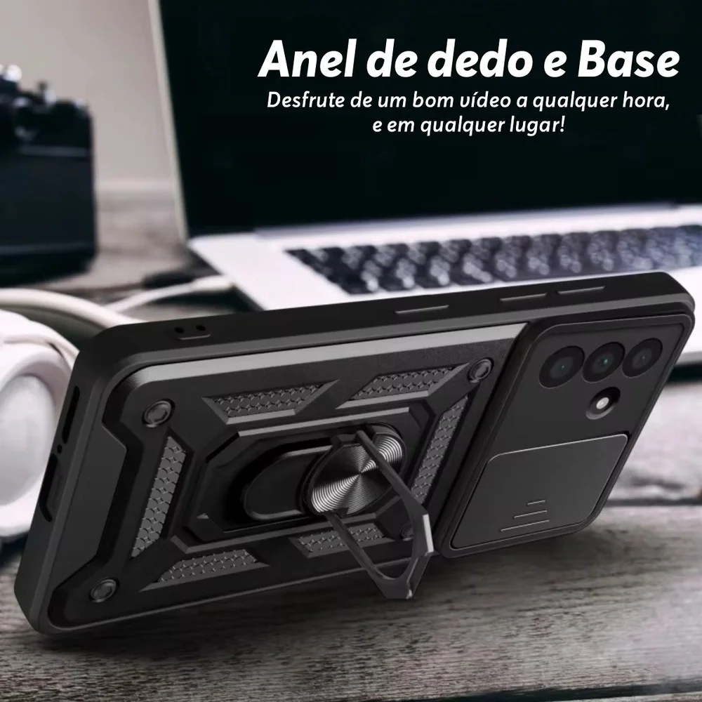 Capa Capinha Case Para Compatível Com Samsung Galaxy A36 - Protetora Resistente Anti Impacto Queda Armadura Militar