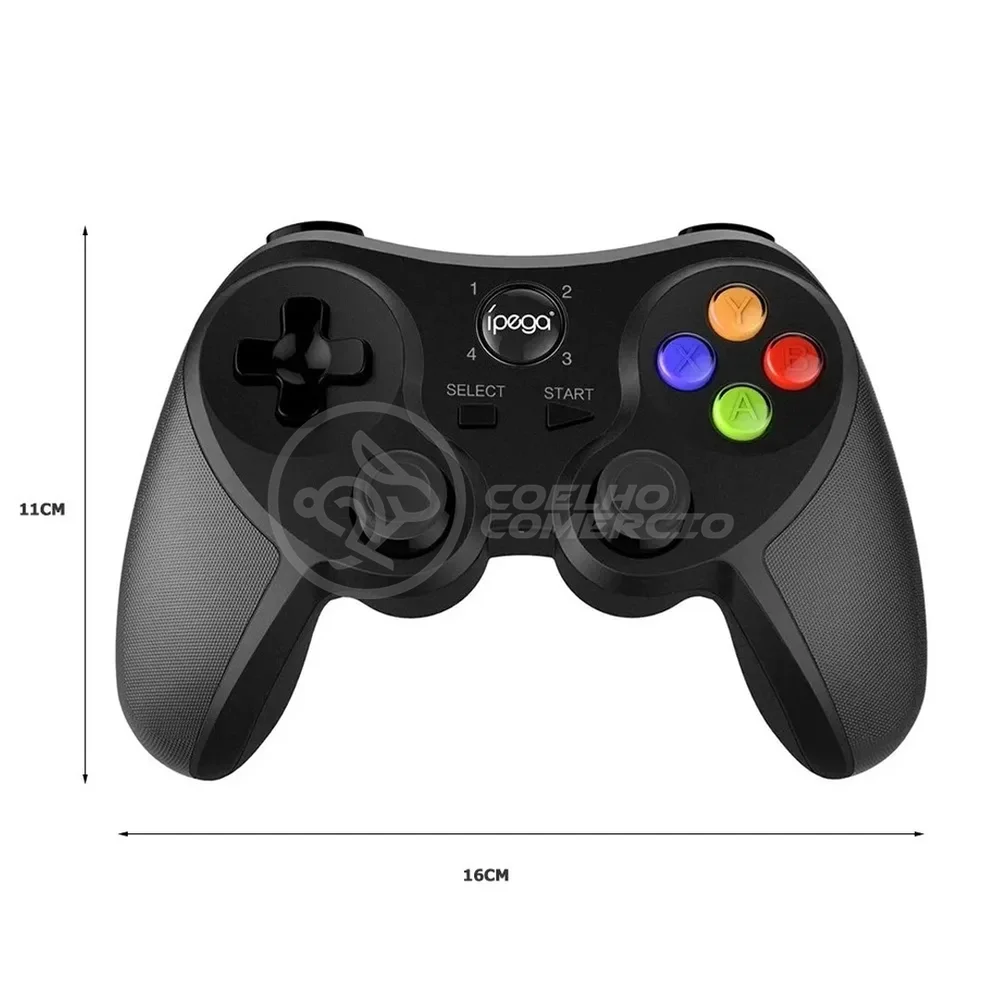 Controle Game Joystick Jogar Celular WINDOWS PC Gamepad Bluetooth Android Pg-9078 Free Fire