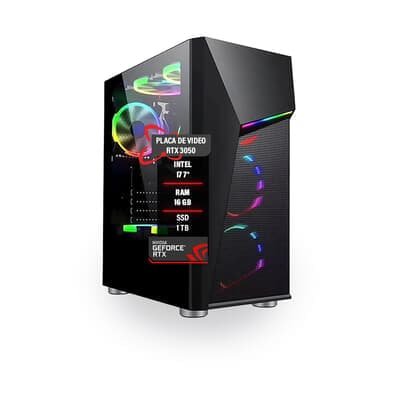 PC Gamer Intel Core I7 7° RTX 3050 16gb Ram SSD 1TB