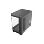 Gabinete Gamer Liketec Ilusion Dark Vidro Temperado Mid Tower  Sem Fan