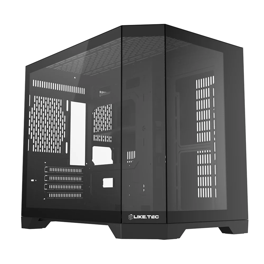 Gabinete Gamer Liketec Ilusion Dark Vidro Temperado Mid Tower Sem Fan Gabinete Gamer Liketec Ilusion Dark Vidro Temperado Mid Tower Sem Fan