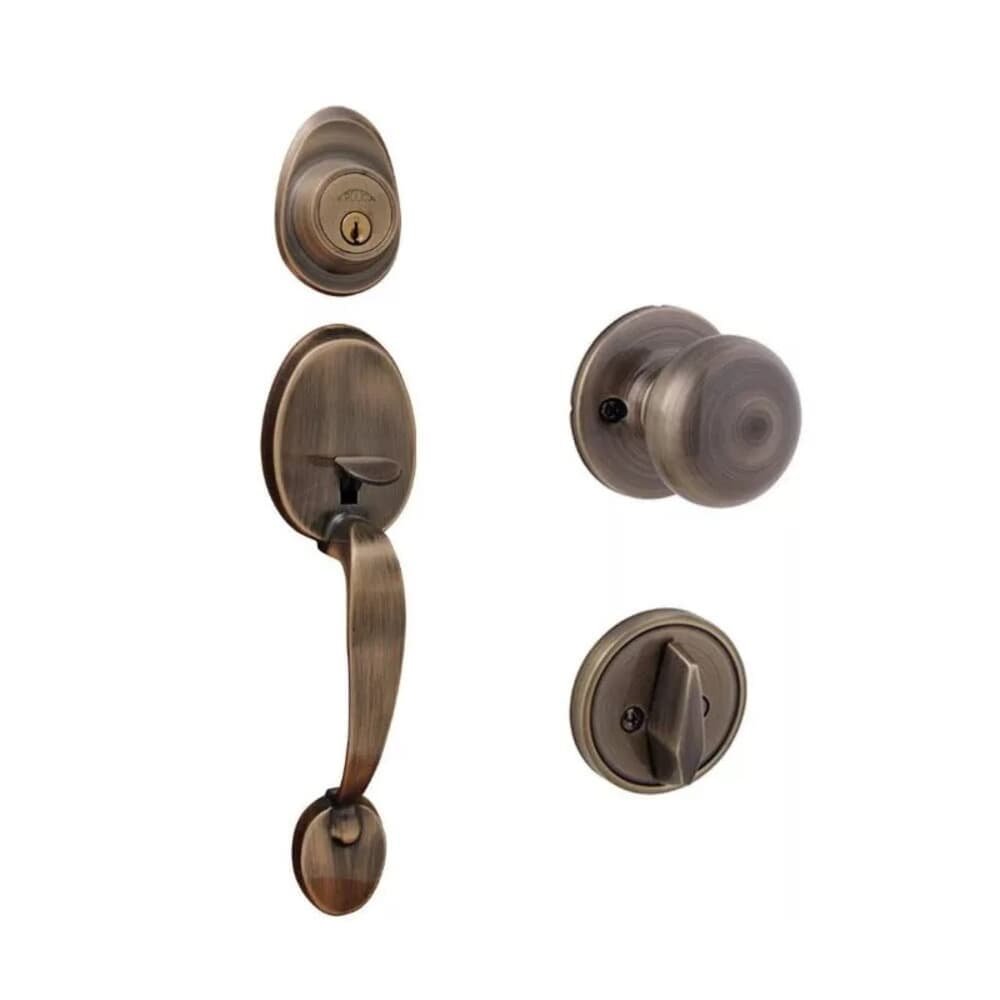 Fechadura Blim Blim Externa 650-zbt Antique Ouro Velho Arouca