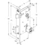 Fechadura Classic 3900 Externa Roseta Redonda Rose 55mm Stam