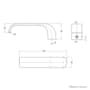 Fechadura Classic 3900 Externa Roseta Redonda Rose 55mm Stam