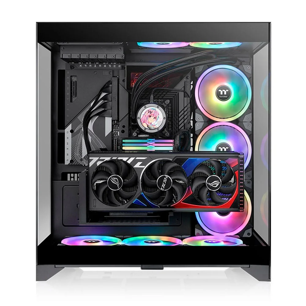 Gabinete Cte E550 Tg Preto Mid Tower Tt - Ca-1z8-00m1wn-00