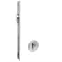 Fechadura Rolete Externa 55mm Roseta 528 Redonda Inox Polido Haga