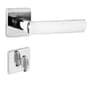 Fechadura Dama Banheiro Roseta Quadrada 40mm Cromado 5080901/40-zc Arouca