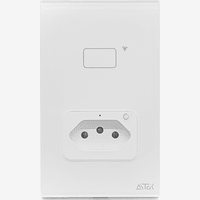 Interruptor Inteligente Wireless 1 Botão Bivolt Compatível Amazon Alexa Google Assitente Para Automação Residencial