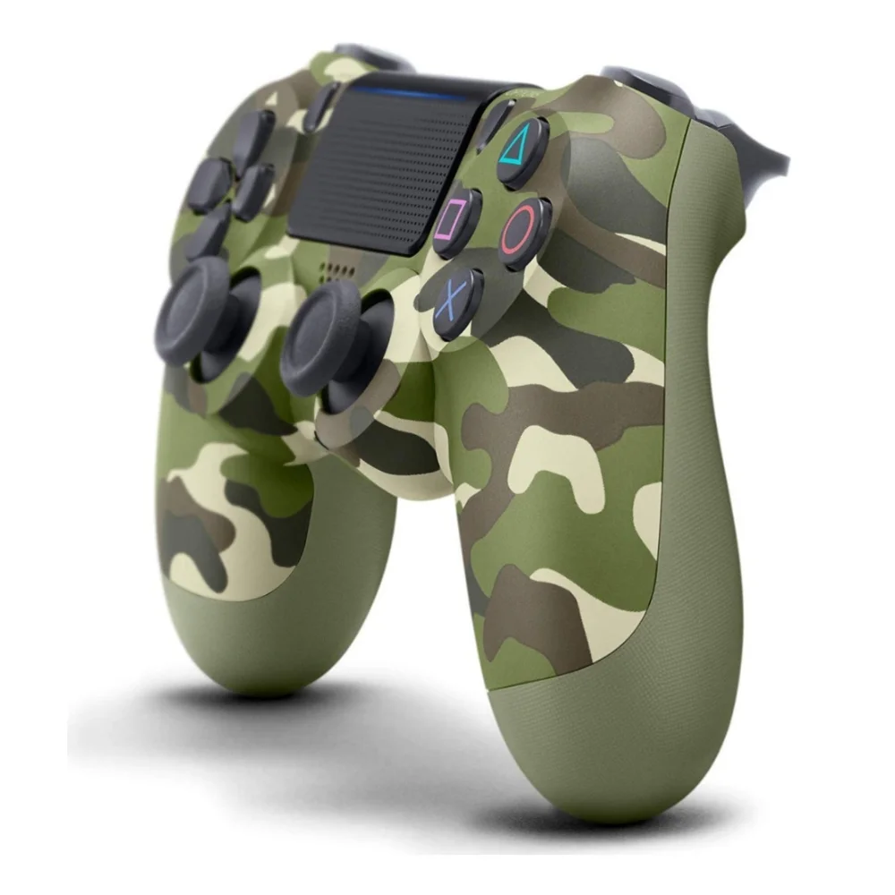 Controle Para Ps4 Dualshock 4 Joystick Sem Fio Bluetooth - Camuflado Verde
