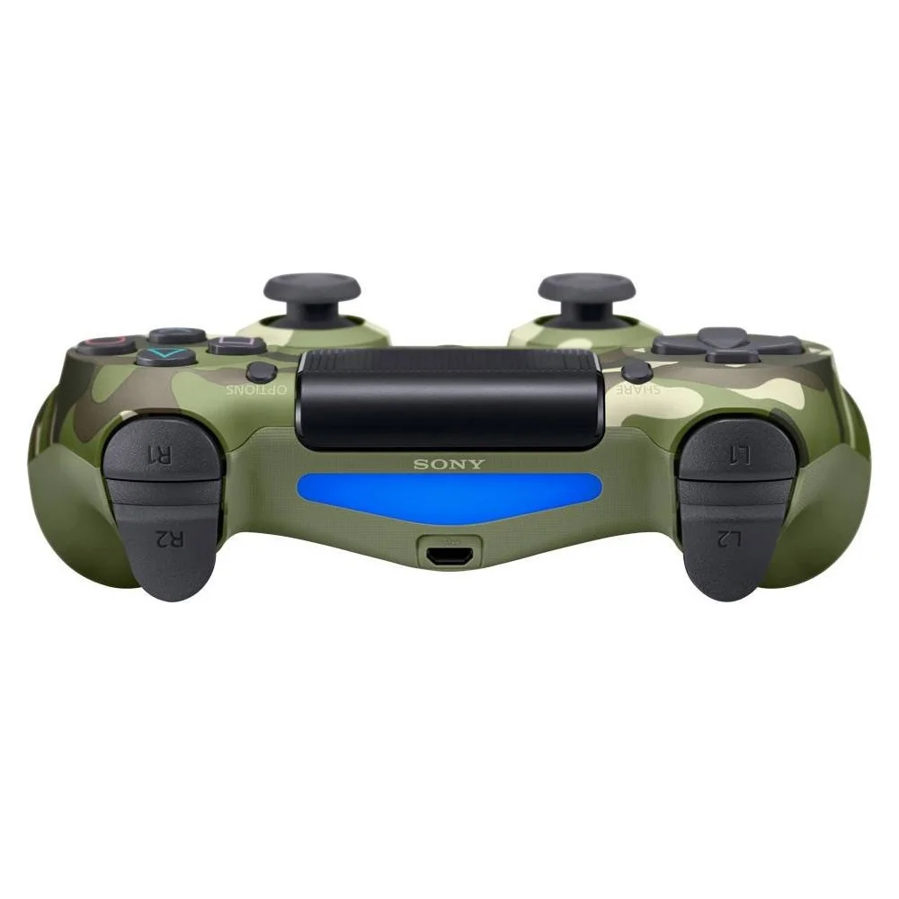Controle Para Ps4 Dualshock 4 Joystick Sem Fio Bluetooth - Camuflado Verde