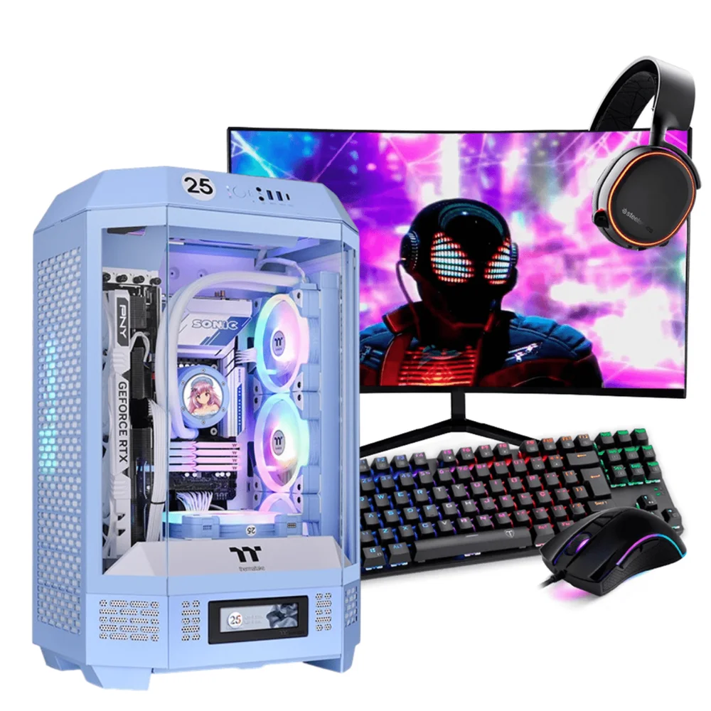 PC Gamer Completo Intel I7 14700f, RTX 4060, 16gb Ddr5 RGB, SSD Nvme 1TB, 750w 80 Plus, PCint03-e
