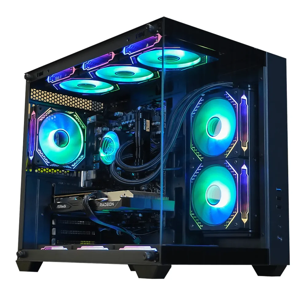 PC Gamer Completo Ryzen 5 5500, Rx 6600, 16gb Ddr4, SSD 480GB, 600w 80 Plus, Kmhh007-e - view 4