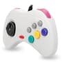 Controle Sega Saturn Usb Para PC Branco - Street Fighter Controle 6 Botões