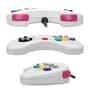 Controle Sega Saturn Usb Para PC Branco - Street Fighter Controle 6 Botões