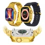 Smartwatch X8 Ultra Gold Com 2 Pulseiras