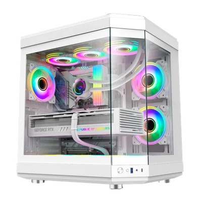 PC Gamer Ryzen 7 5800x, RTX 4060 Ti, 64gb RGB Ddr4, SSD Nvme 1TB, 700w 80 Plus, Full White, Unr18-e