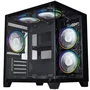 Gabinete Gamer Aquário K-mex Micro Iii Gc-0305 - Usb 3.2 - M-atx - Preto - Cg0305rh001cb0x