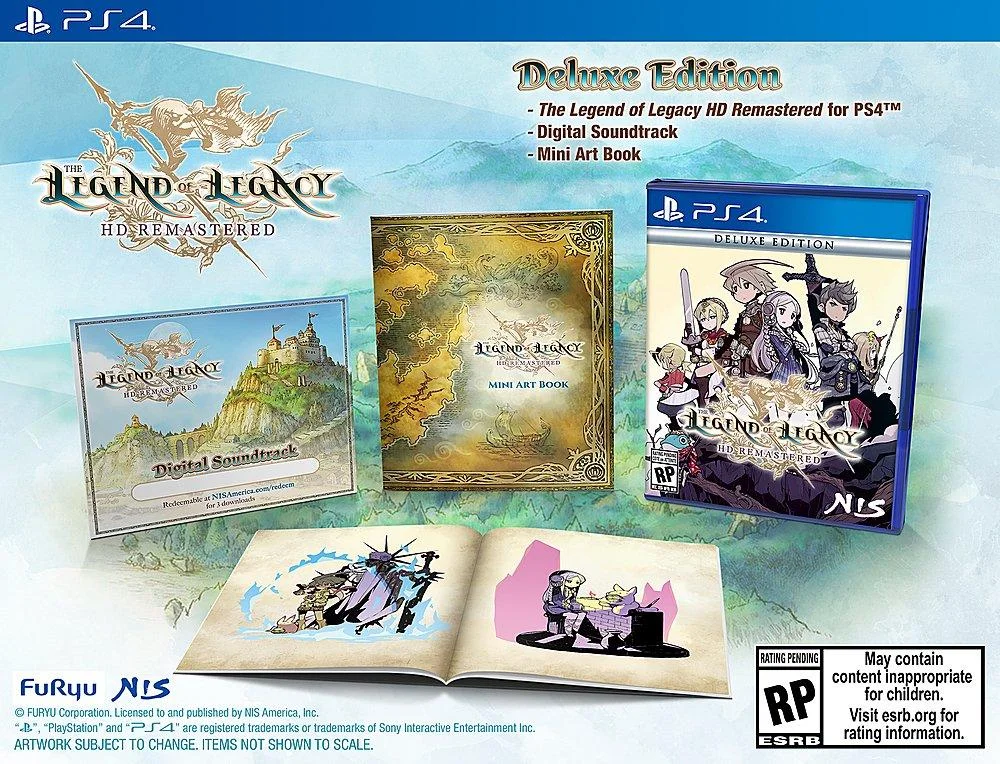 The Legend Of Legacy Hd Remastered Deluxe Edition - Ps4