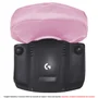 Kit Capas Protetoras Qualicapas Rosa Compatíveis C/ Volante, Base E Pedal G25 G27 G29 G920 G923 Simulador Gamer Logitech