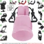 Kit Capas Protetoras Qualicapas Rosa Compatíveis C/ Volante, Base E Pedal G25 G27 G29 G920 G923 Simulador Gamer Logitech