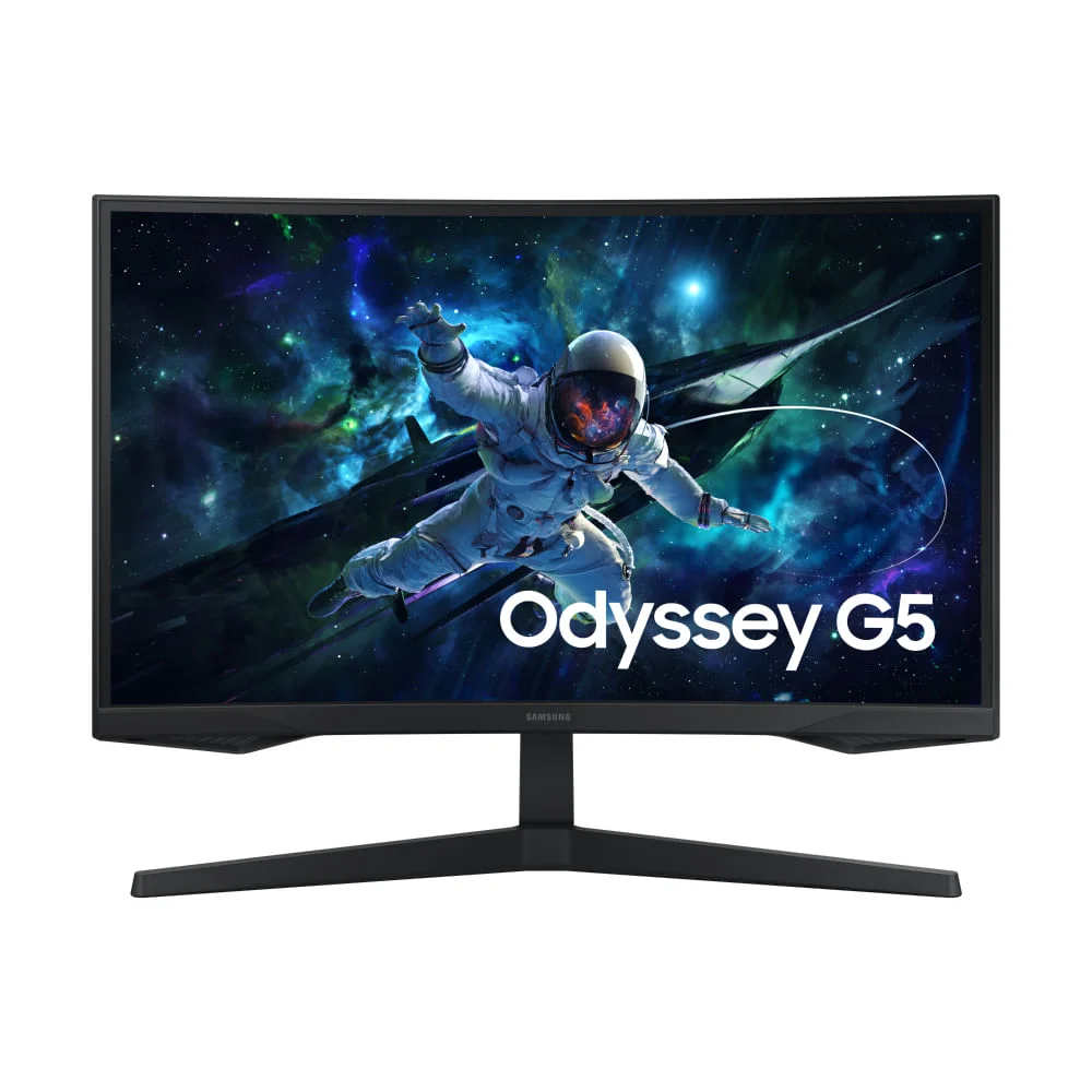 Monitor Gamer Samsung Odyssey G5, 27”, Qhd, 165hz, 1ms, Freesync, HDMI, Dp Preto Monitor Gamer Samsung Odyssey G5, 27”, Qhd, 165hz, 1ms, Freesync, HDMI, Dp Preto