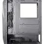 Gabinete Gamer K-mex Warlock Cg-a1d4 LED RGB E Lateral Vidro Cor Preto