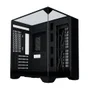 Gabinete Gamer K-mex Aquário Visão Infinita, Mini Tower, Vidro Temperado, Usb 3.2, Preto - Sem Fans