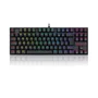 Teclado Magnético Gamer Redragon Kumara Pro K552RGB RGB Switch Marrom C/fio Abnt2 Preto