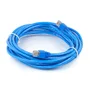 Cabo De Rede Patch Cord Cat5e Montado Azul - 30 Metros