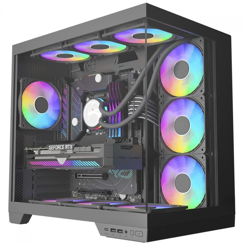PC Gamer Amd Aquário Ryzen 7 9700x, RTX 5070 Ti, 32gb Ddr5, 2TB Nvme, W11 - Kalango Games - view 2