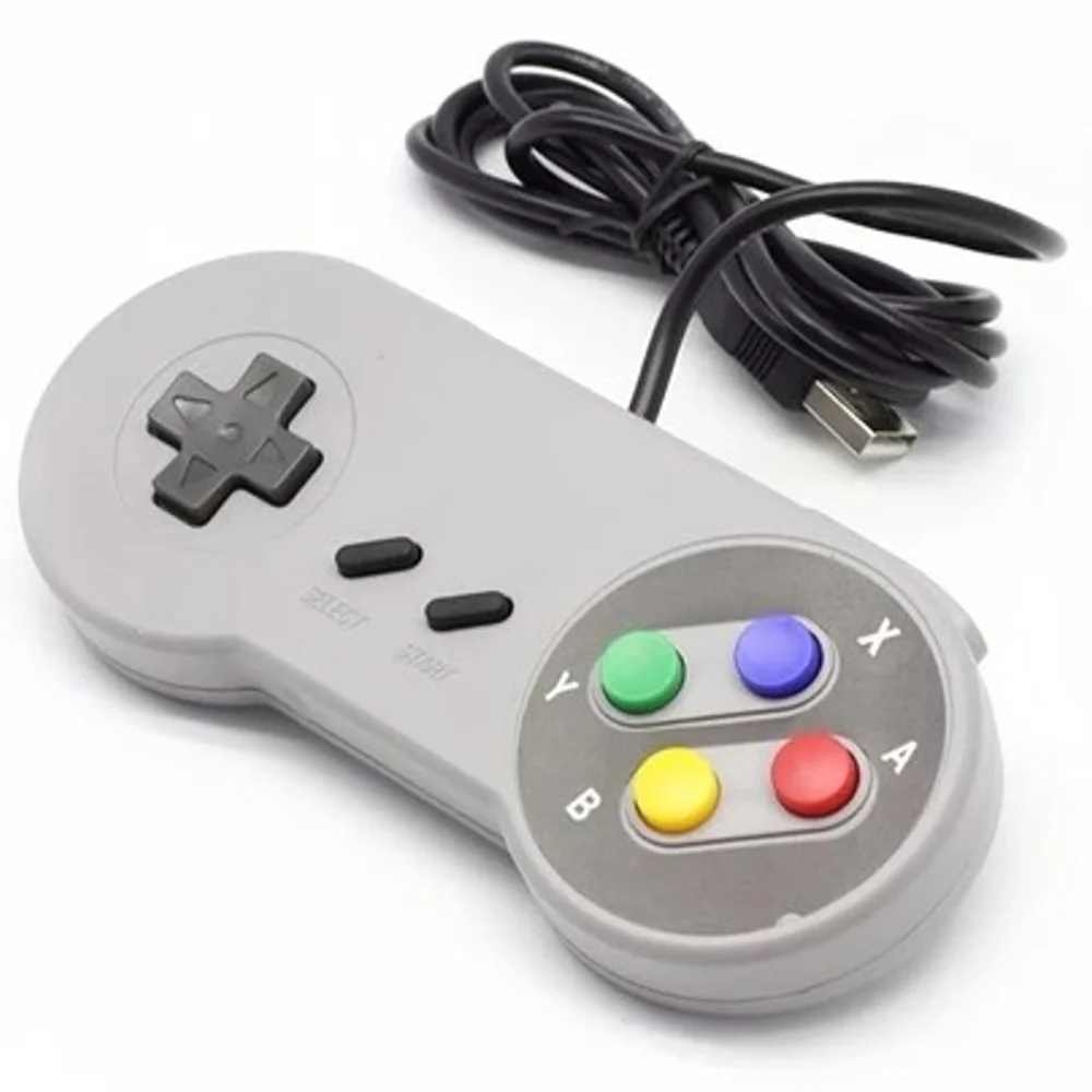 Joystick Controle Usb Super Nintendo Snes Para PC Mac Linux Raspberry Netebook Laptop Joystick Controle Usb Super Nintendo Snes Para PC Mac Linux Raspberry Netebook Laptop