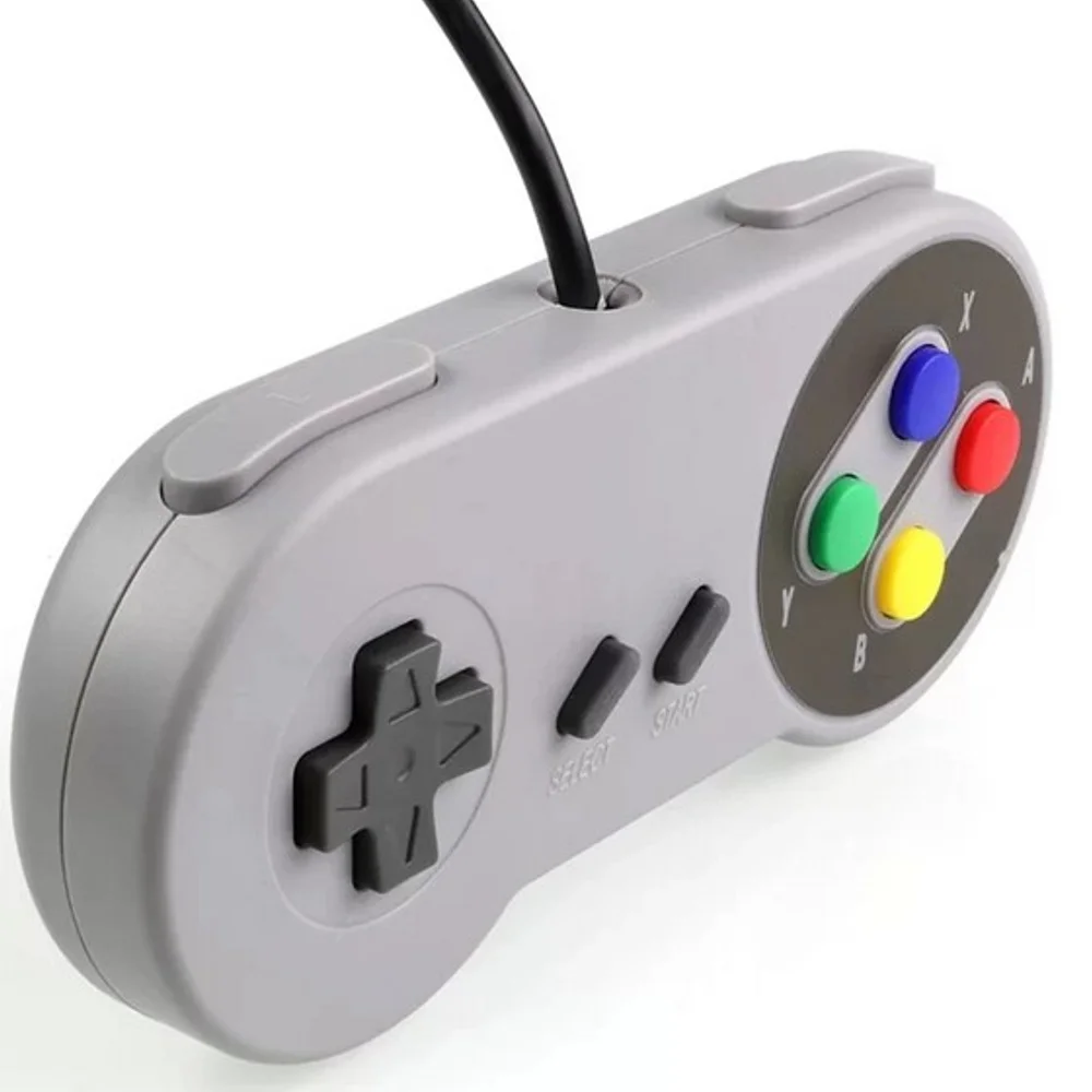 Joystick Controle Usb Super Nintendo Snes Para PC Mac Linux Raspberry Netebook Laptop Joystick Controle Usb Super Nintendo Snes Para PC Mac Linux Raspberry Netebook Laptop