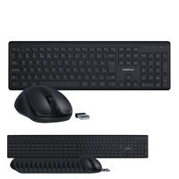 Kit Teclado E Mouse Intelbras Csi50 Sem Fio Preto - 15 Unidades