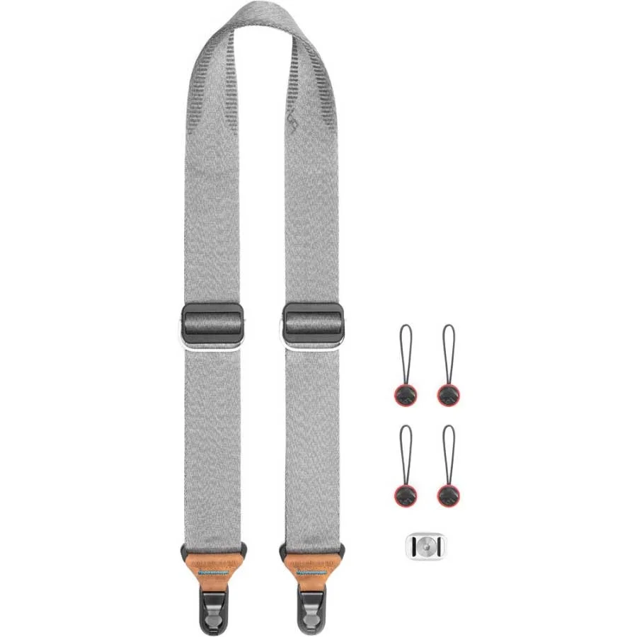 Alça De Pescoço Peak Design Slide Sl-as-3 Com Sistema De Liberação Rápida (cinza)