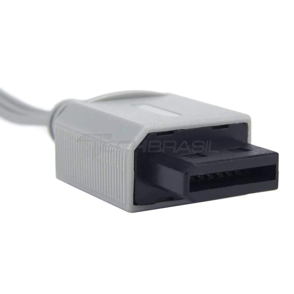 Cabo Av Áudio E Vídeo 3rca Para Nintendo Wii E Wii U Cabo Av Áudio E Vídeo 3rca Para Nintendo Wii E Wii U