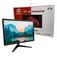 Monitor Led 19" FULLHD 60Hz HDMI VGA Ajuste De Ângulo HQ19 Haoqing