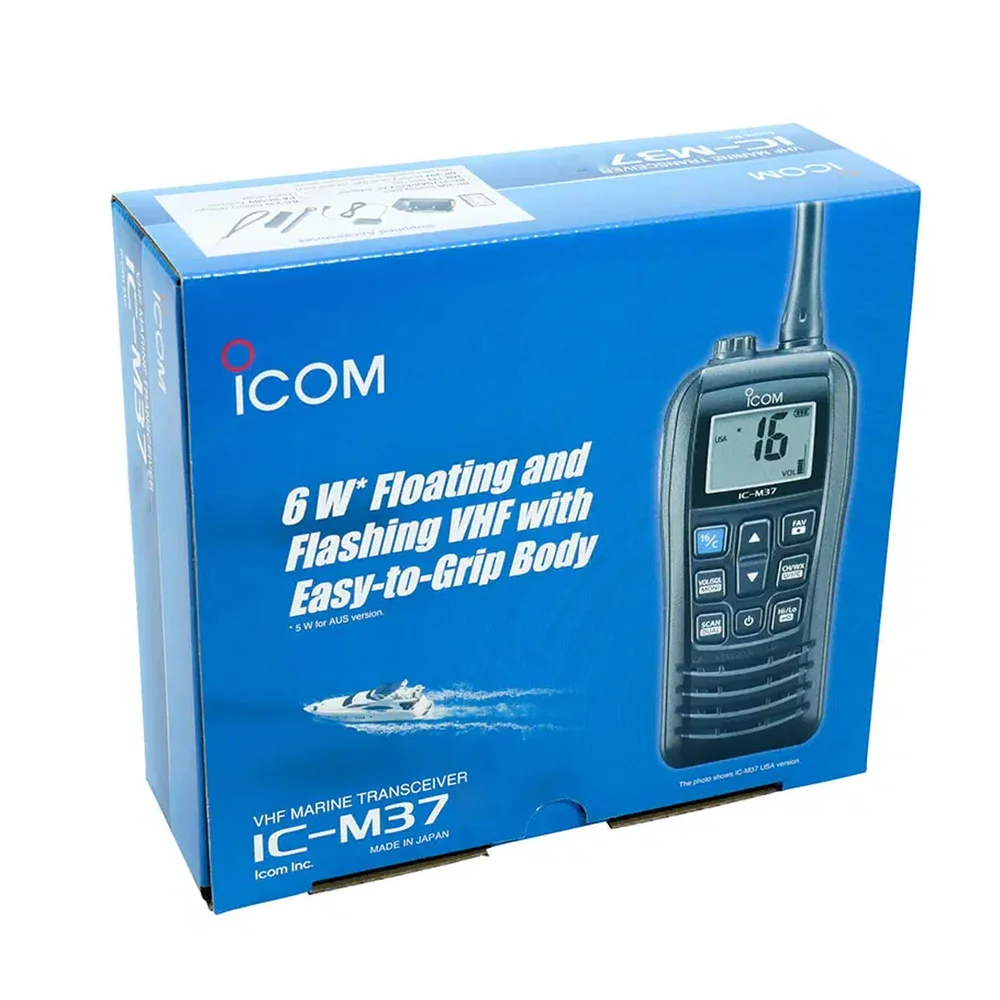 国際VHFトランシーバー　IC-M37 Rádio portatil marítimo Icom ICM37