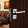 Fechadura Vivaldi Externa Roseta Quadrada Cromada 55mm Pado