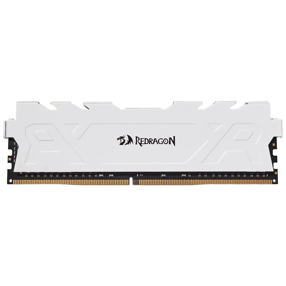 Memoria 8GB Ddr4 3200mhz Redragon Rage Branco Gm-711 Memoria 8GB Ddr4 3200mhz Redragon Rage Branco Gm-711