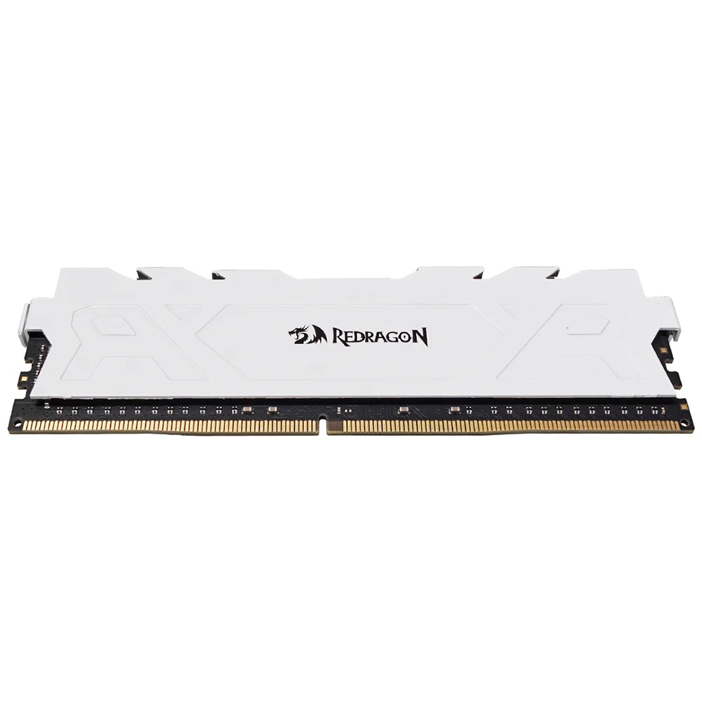 Memoria 8GB Ddr4 3200mhz Redragon Rage Branco Gm-711 Memoria 8GB Ddr4 3200mhz Redragon Rage Branco Gm-711