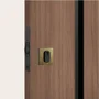 Fechadura Rolete Para Porta Pivotante 1005 Roseta Quadrada Antíque 45mm Stam