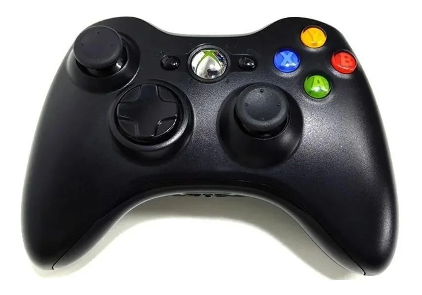 XBOX 360 Super Slim 250gb 2 Controles + Kinect + 5 Jogos Standard Preto
