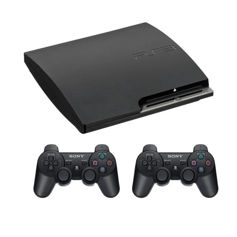 Console Ps3 Slim + 50 Jogos Console Ps3 Slim + 50 Jogos