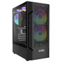 Gabinete Gamer Gamdias Aura Gc7 3 Fans ARGB S/fonte Midtower Vidro Temperado Preto - Aura Gc7